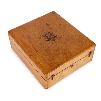 Twelve 19th Century painted and gilt metal desk accessories