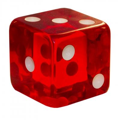 Twentieth Century Pair of Red Dice by Mark Yurkiw Artist
