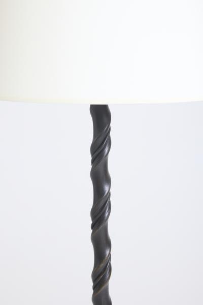 Twisted Iron Floor Lamp