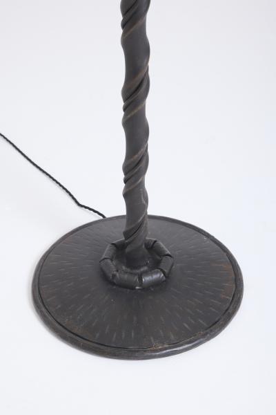 Twisted Iron Floor Lamp