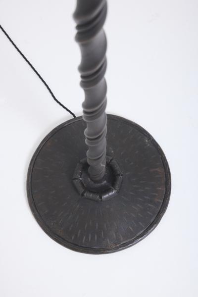 Twisted Iron Floor Lamp