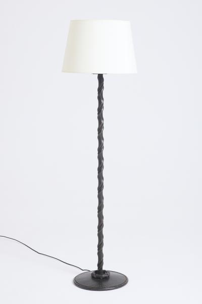 Twisted Iron Floor Lamp