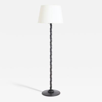 Twisted Iron Floor Lamp