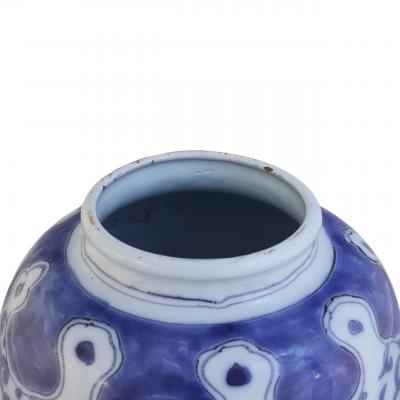 Two 17th century Dutch Delft Lotus Jars