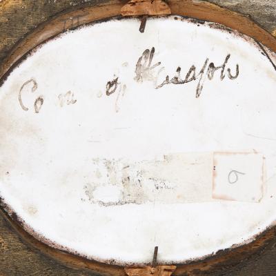 Two 19th Century Limoges enamel portrait plaques