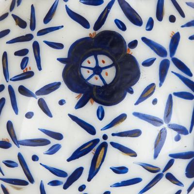 Two 19th Century opaque Bohemian glass decanters