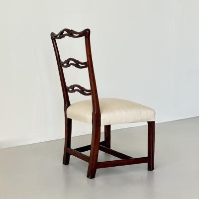 Two Chippendale style side chairs United States mid to late 18th century