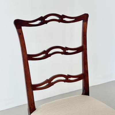 Two Chippendale style side chairs United States mid to late 18th century