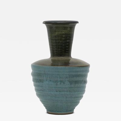 Two Color Stoneware Vase