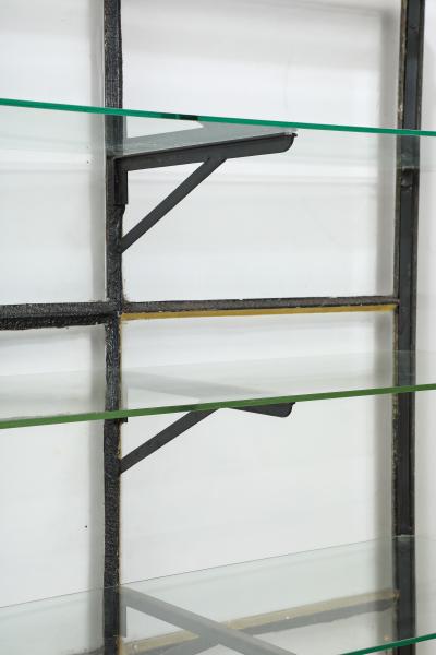 Two Door glass and Iron Vitrine