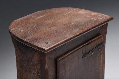 Two Doors Cupboard in Solid Chestnut Early 20th Century