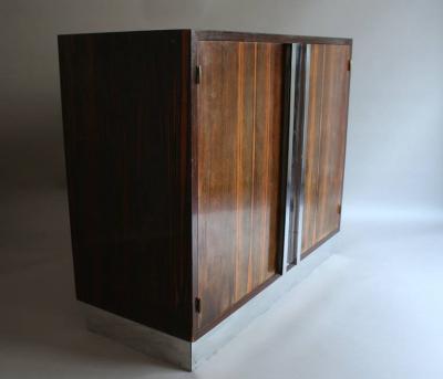 Two French Art Deco Macassar Cabinets