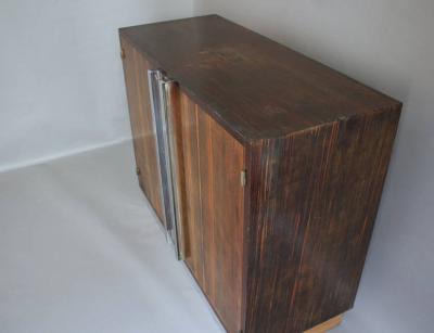 Two French Art Deco Macassar Cabinets