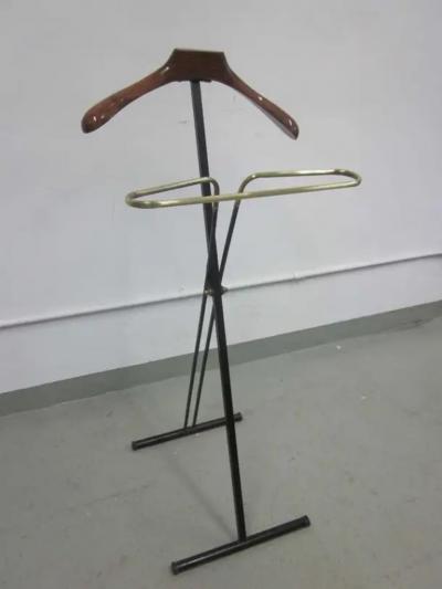 Two French Mid Century Modern Personal Valets Coat Stands