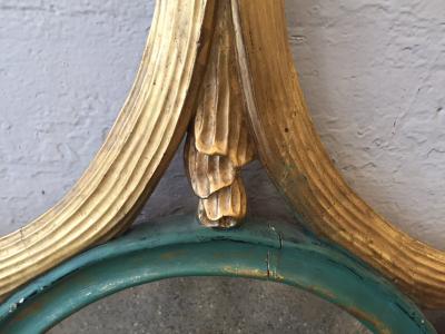 Two Italian Giltwood Ribbon Mirrors