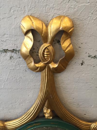 Two Italian Giltwood Ribbon Mirrors