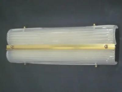 Two Large Italian Murano Glass Sconces Fixtures