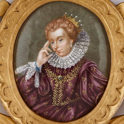 Two Limoges enamel paintings including portrait of Henry VIII