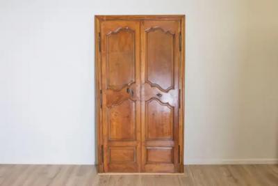 Two Pairs of 18th Century French Alder Communication Doors From Avignon
