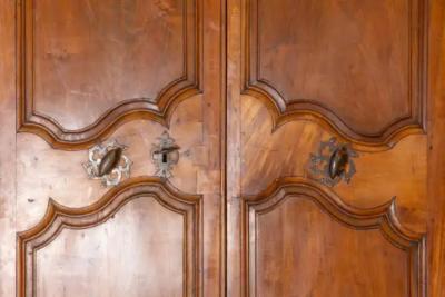 Two Pairs of 18th Century French Alder Communication Doors From Avignon