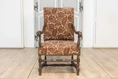 Two Pairs of 20th Century French Arm Chairs