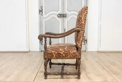 Two Pairs of 20th Century French Arm Chairs