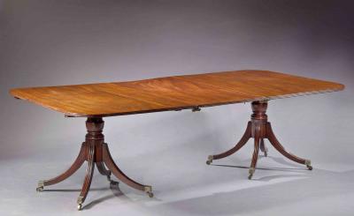 Two Pedestal Dining Table