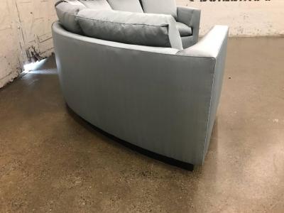 Two Piece Sofa Sectional in Satin