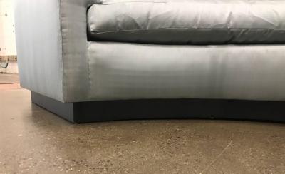 Two Piece Sofa Sectional in Satin