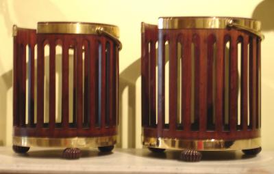 Two Regency plate buckets 