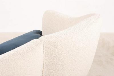 Two Seat Sofa Denmark 1950 New Upholstery