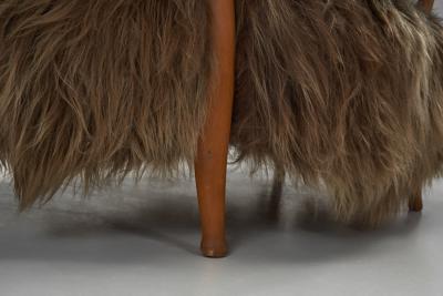 Two Seater Fantasy Sofa in Longhair by Kurt Beier Germany 1980s