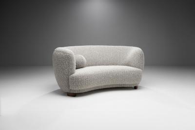 Two Seater Sofa by a Danish Cabinetmaker Denmark 1940s