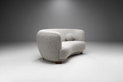 Two Seater Sofa by a Danish Cabinetmaker Denmark 1940s