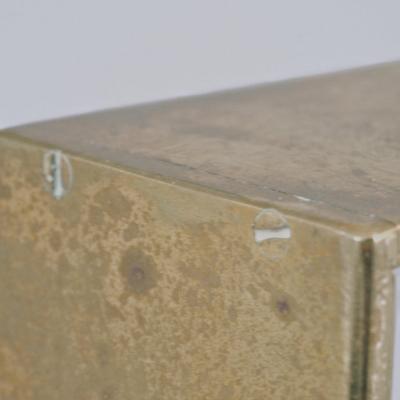 Two Sided Mid Cetury Modern Brass Mirror Finland 1950s