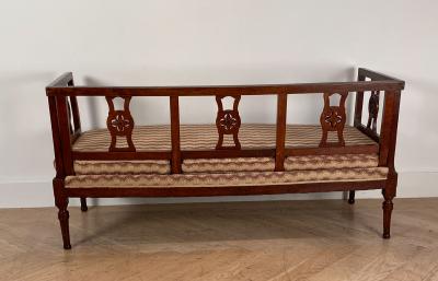 Two Similar Settees Italy 18th 19th Century
