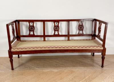 Two Similar Settees Italy 18th 19th Century