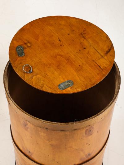 Two Swedish Birch Sugar Barrels Circa 1960s