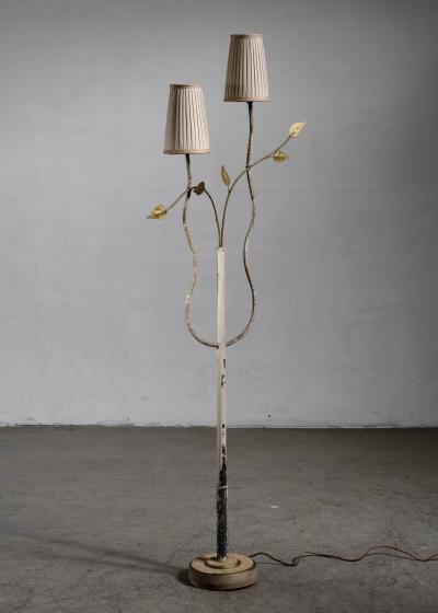 Two armed floor lamp