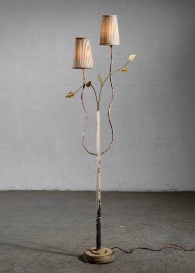 Two armed floor lamp