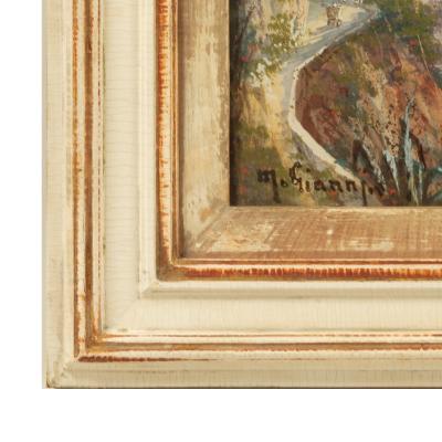 Two charming views of the Bay of Naples and Vesuvius by Maria Gianni