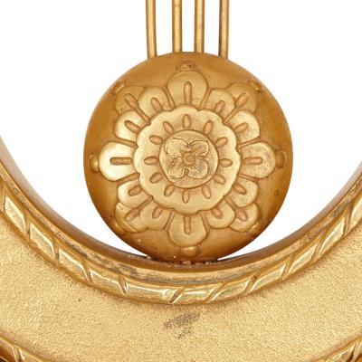 Two large Neoclassical style gilt bronze sconces