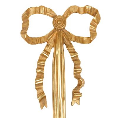 Two large Neoclassical style gilt bronze sconces