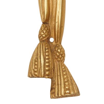 Two large Neoclassical style gilt bronze sconces