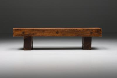 Two legged Wabi Sabi Coffee Table 1940s