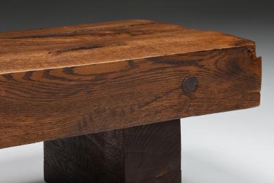 Two legged Wabi Sabi Coffee Table 1940s