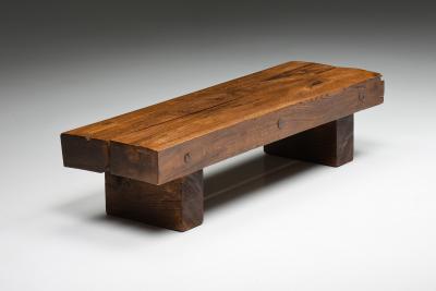 Two legged Wabi Sabi Coffee Table 1940s