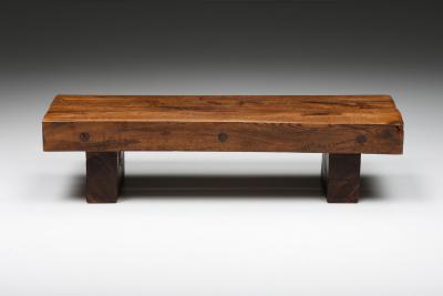 Two legged Wabi Sabi Coffee Table 1940s