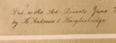 Two of the Hand Colored Botanist Repository Series 1797 Andrews Henry British