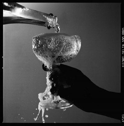 Tyler Shields Champagne